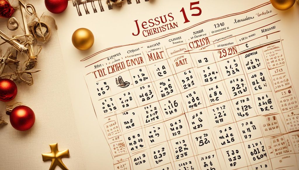 Data do Natal e o calendário cristão