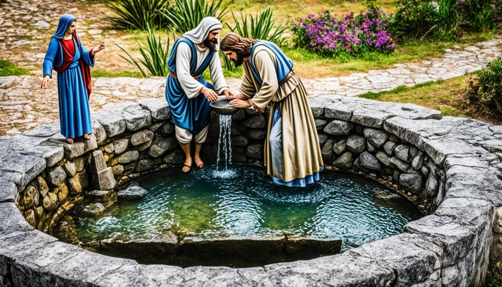 Poço de Jacó, local de diálogo entre Jesus e a mulher samaritana